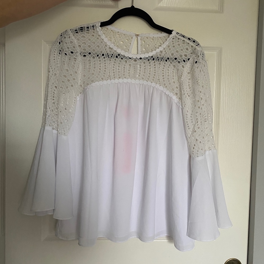 NWT Lilly Pulitzer Amenna Top in Resort White 6